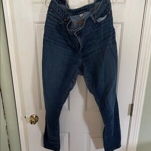 L.L. Bean Dark Blue Straight Leg Women's Jeans